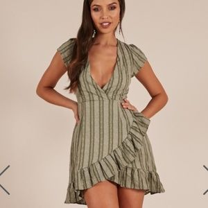 Cute mini wrap dress